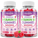 GrnLife vista frontal del paquete de gomitas B1, envase atractivo y claro