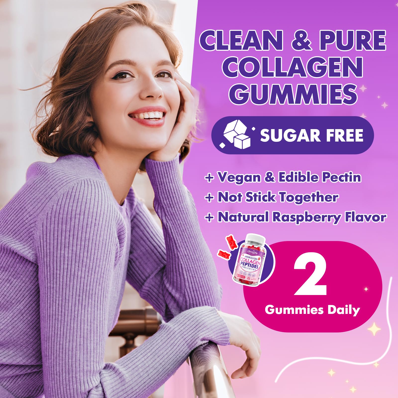 GrnLife gominolas sobre encimera de cocina en rutina diaria saludable