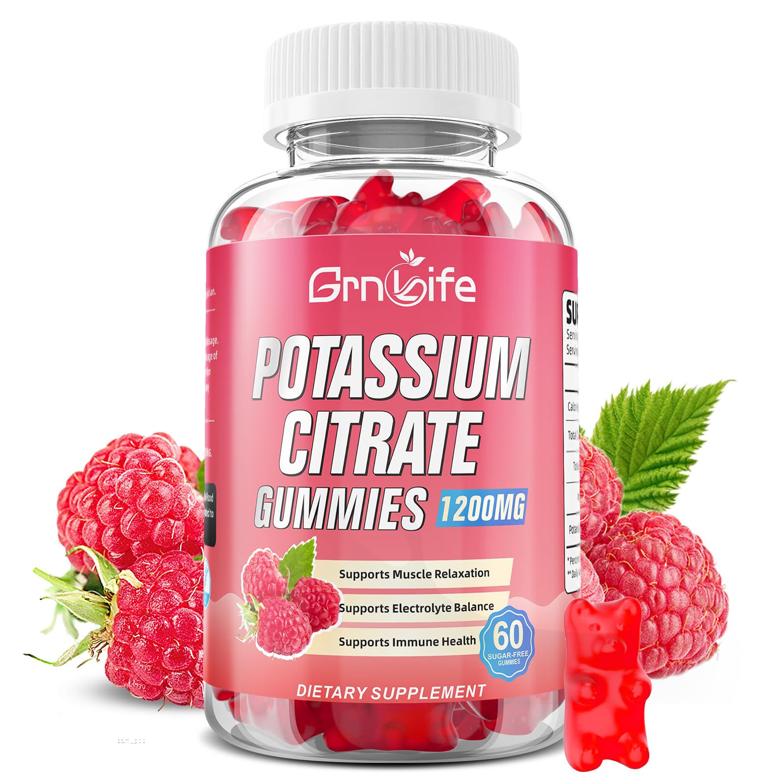 GrnLife envase frontal mostrando gominolas y beneficio práctico
