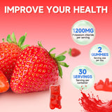 GrnLife gomitas en mano para comparar tamaño y dosificación