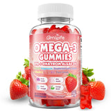 GrnLife frasco delantero con gomitas y beneficio vegano sostenible