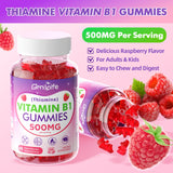 GrnLife gomitas junto a frambuesas frescas que resaltan el sabor natural