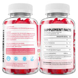 GrnLife comparación de tamaño y dosis, dos gominolas equivalen a 1000 mg