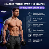 GRNSECVE gominolas en gimnasio como snack post-entrenamiento para recuperación