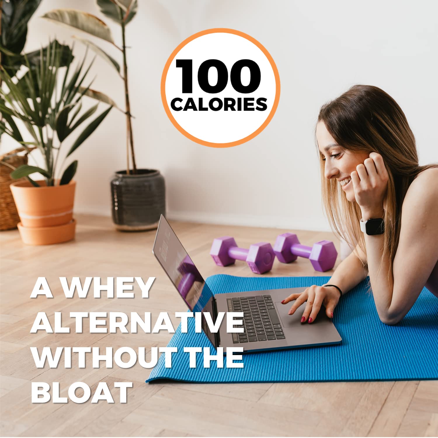 Etiqueta nutricional de Growing Naturals mostrando información de BCAA y hierro