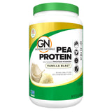Growing Naturals envase frontal Vainilla Blast mostrando beneficio de proteína vegana