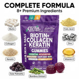 Etiqueta GrowVana ingredientes cercana destaca colágeno y biotina