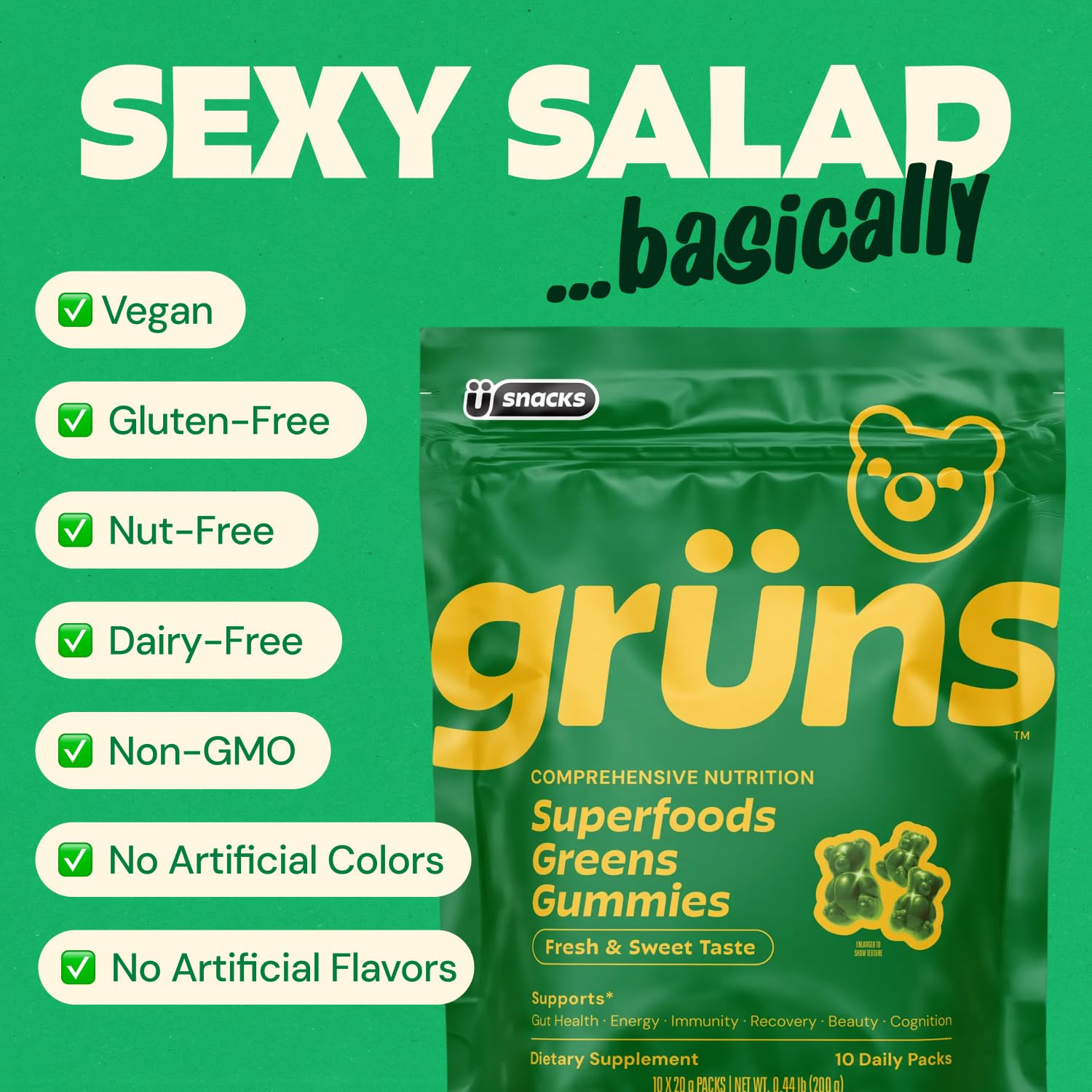 Grüns ingredientes vegetales frescos ilustrando origen natural