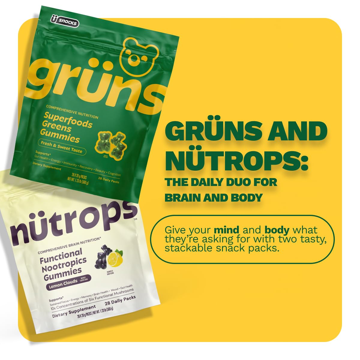 Comparación Grüns Nutrops con objeto común para escala visual