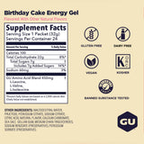 GU Energy gel en uso por corredor en ruta, suministra energía inmediata y conveniencia
