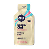 GU Energy paquete frontal mostrando diseño y tamaño para llevar