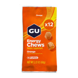 GU Energy empaque frontal naranja mostrando bolsa compacta y fácil de llevar