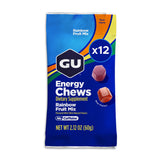GU Energy chews paquete frontal mostrando diseño y facilidad para llevar