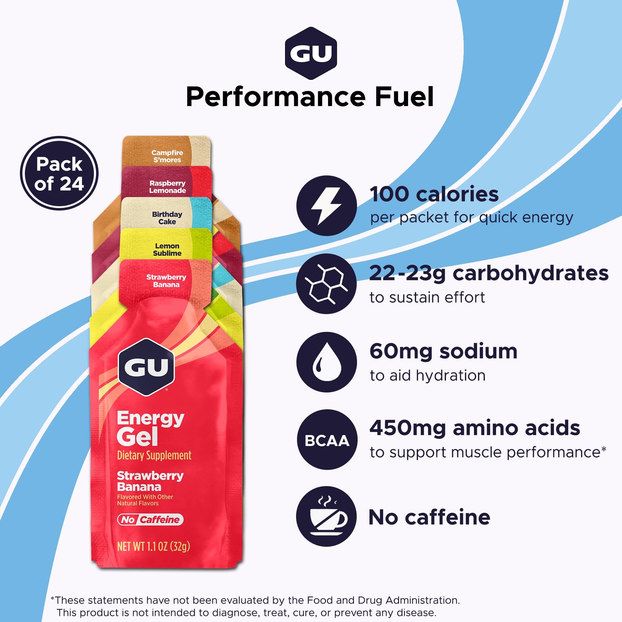 GU Energy textura del gel en primer plano, absorción rápida