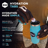 GU Energy envase compacto en mano para transporte y almacenamiento sencillo