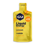 GU Energy vista frontal del empaque Lemonade que facilita transporte