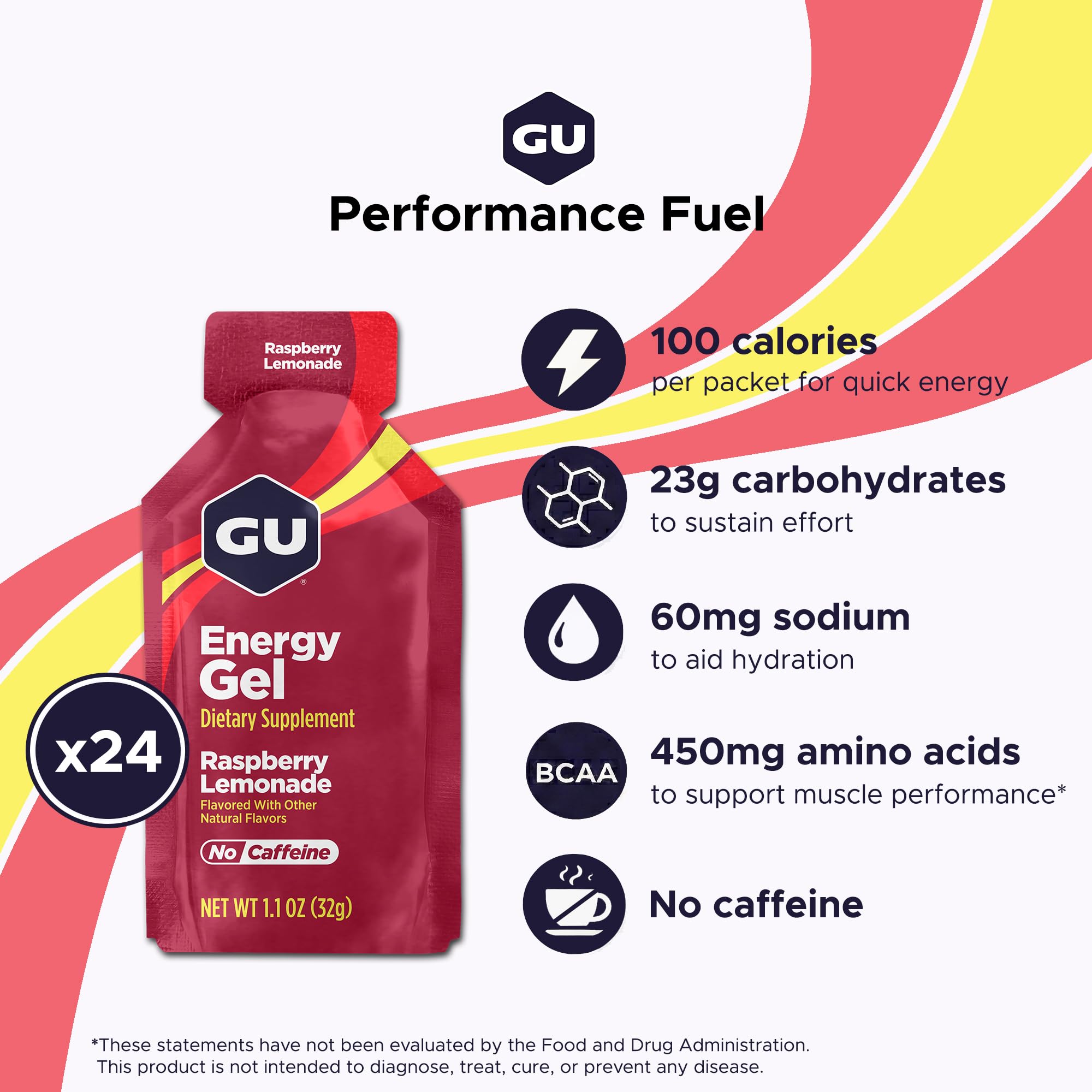GU Energy gel primer plano del sobre destacando textura y fácil apertura