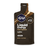 GU Energy vista frontal del paquete con sobres para energía rápida