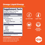 GU Energy gel en mano listo para consumir durante el entrenamiento