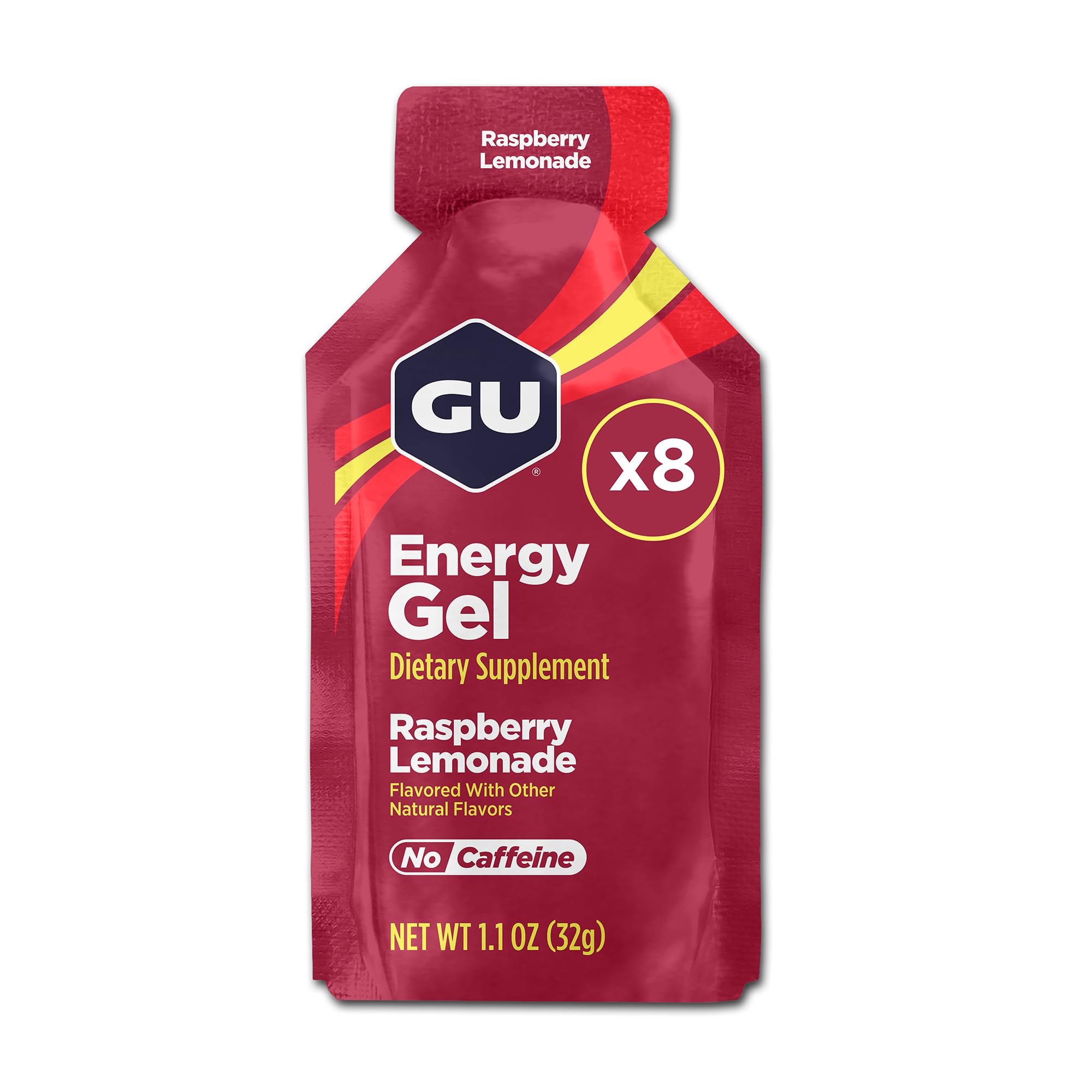 GU Energy sobre frontal mostrando formato portátil y energía rápida