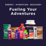 GU Energy Roctane uso en entrenamiento de fondo brindando energía sostenida