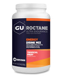 GU Energy frasco Roctane Ultra frente mostrando etiqueta y beneficios