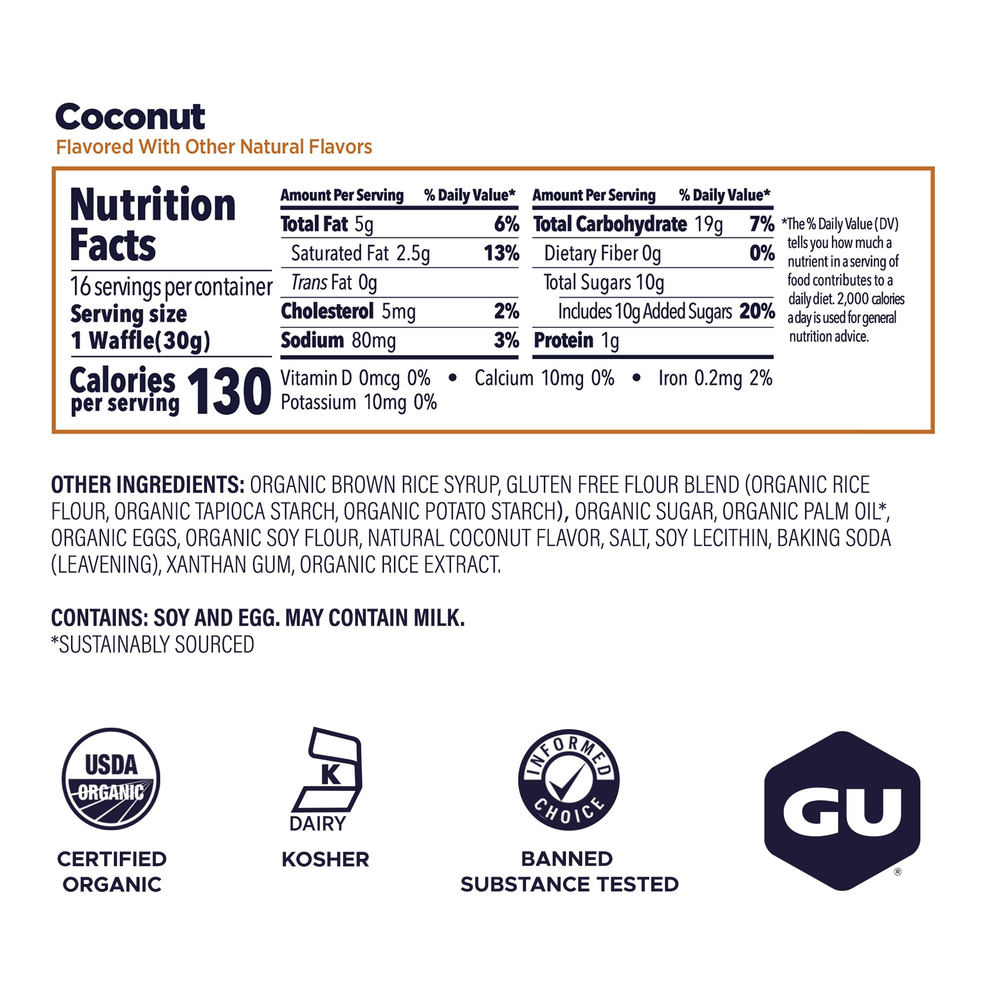 GU Energy corte del relleno de jarabe resaltando carbohidratos sabrosos