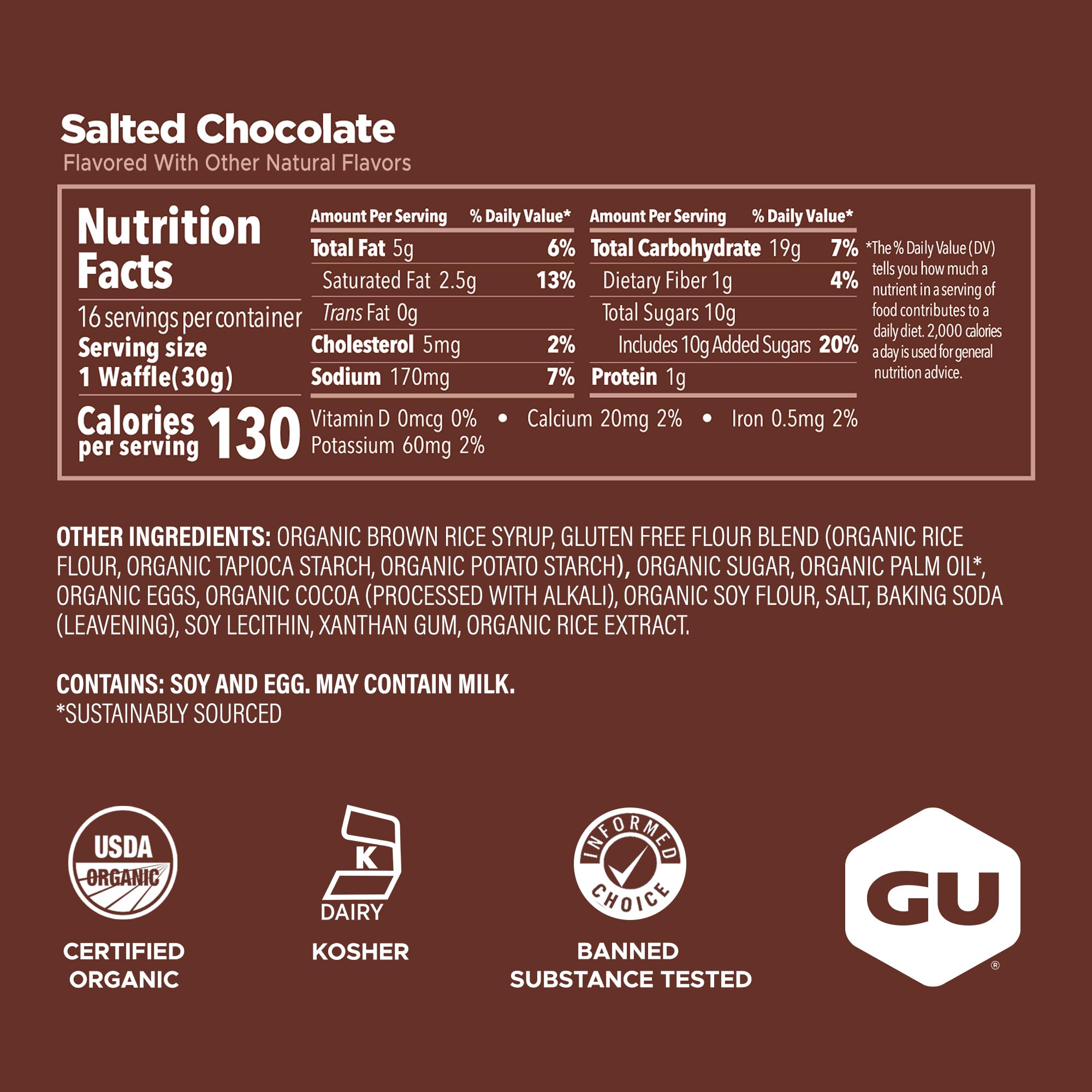 GU Energy envase individual abierto listo para llevar y comer fácilmente