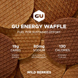 GU Energy textura de la galleta y capa de wafer que facilita masticar