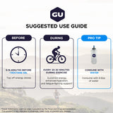 GU Energy etiqueta con ingredientes y certificaciones para confianza