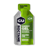 GU Energy frente del empaque mostrando pack de 24, fácil transporte