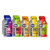 GU Energy empaque frontal del gel Roctane mostrando etiqueta y tamaño portátil