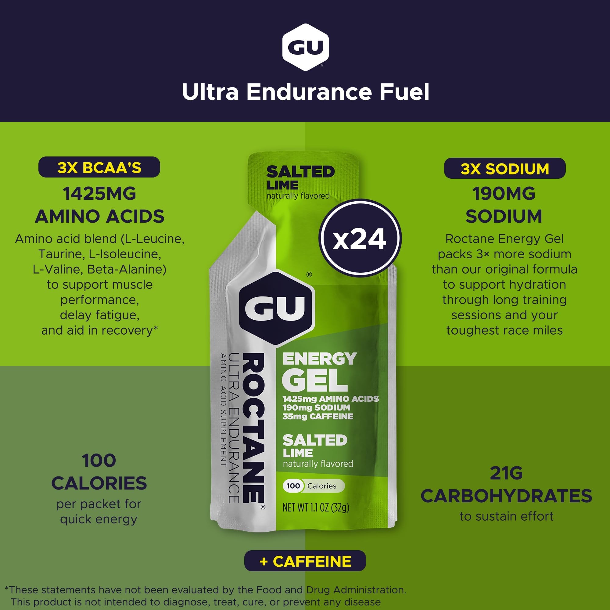 GU Energy textura del gel cercana, consistencia suave para digestión rápida