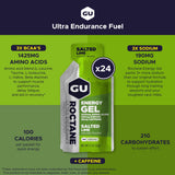 GU Energy textura del gel cercana, consistencia suave para digestión rápida
