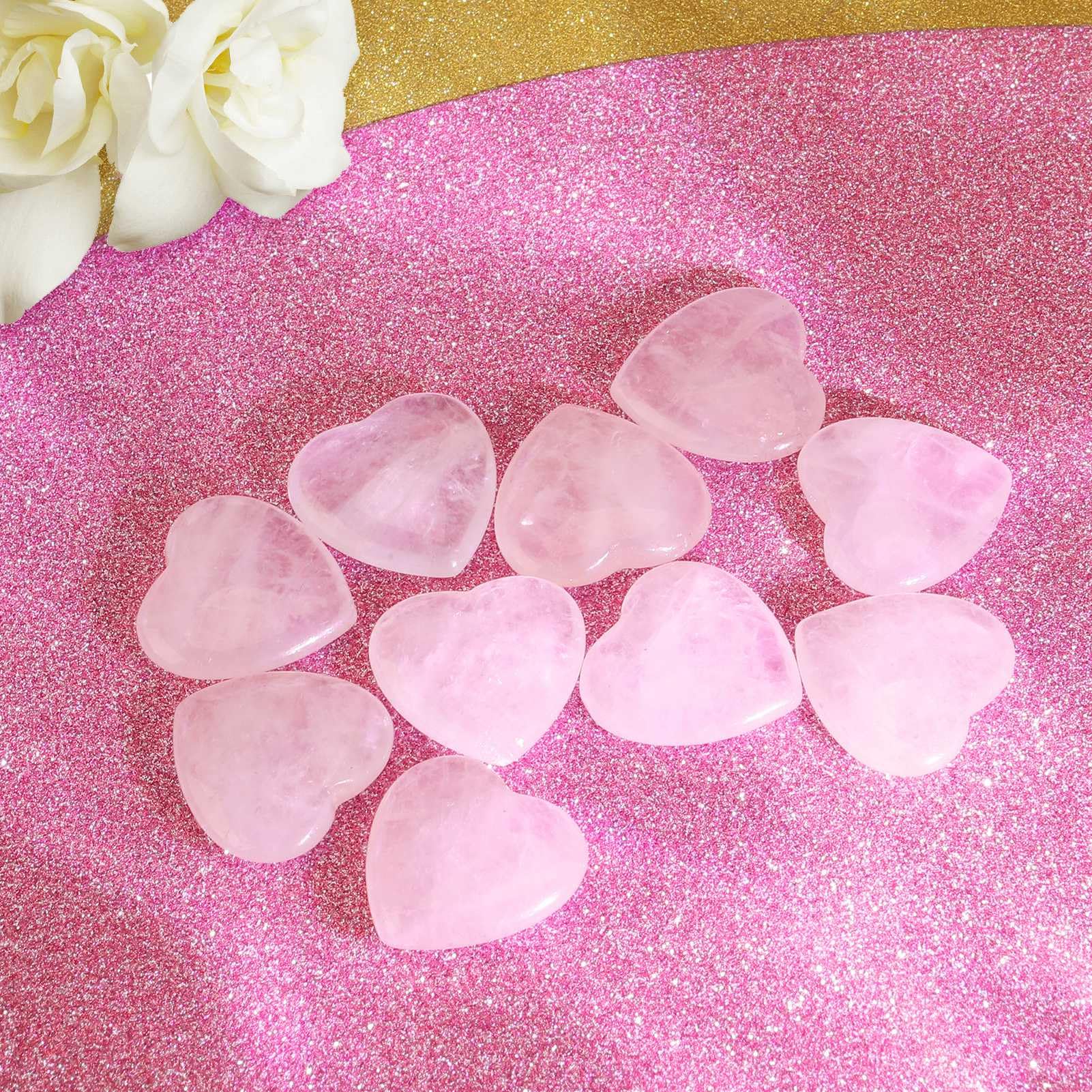 Guiqulai corazones en caja de regalo perfecto para obsequiar y decorar