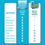 Gummly bolsa abierta con gomitas dispuestas para destacar sabor tropical