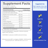 Gundry MD etiqueta nutricional en primer plano mostrando ingredientes clave