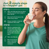 GuruNanda etiqueta clara del Gutcleanse con ingredientes y uso seguro
