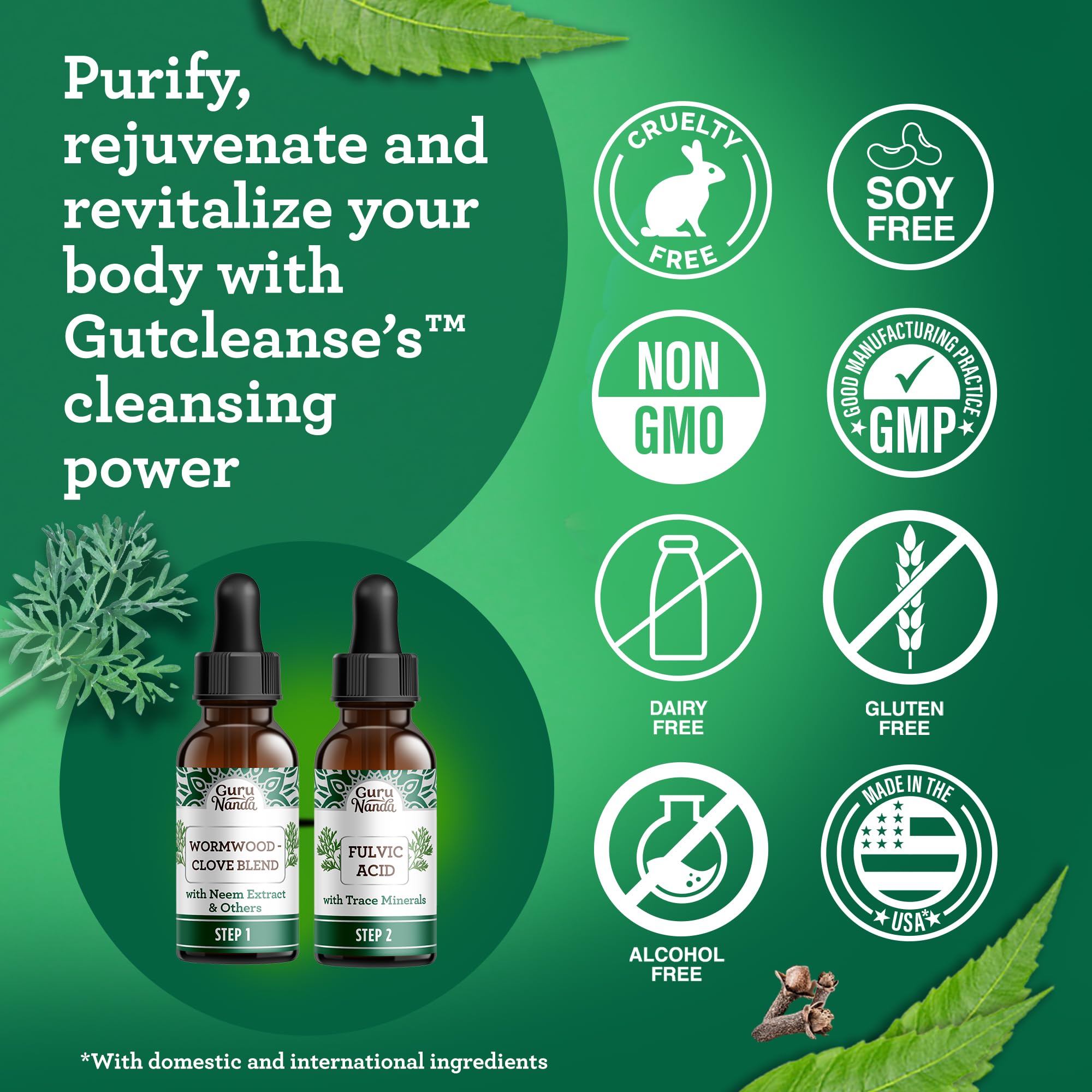 GuruNanda persona usando Gutcleanse en rutina diaria cómoda y práctica