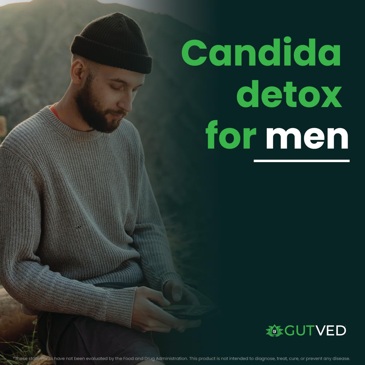GUTVED ingredientes secos como orégano y senna que enfatizan naturalidad