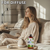 GV77ZF aceite de lemongrass cerca de difusor mostrando textura clara