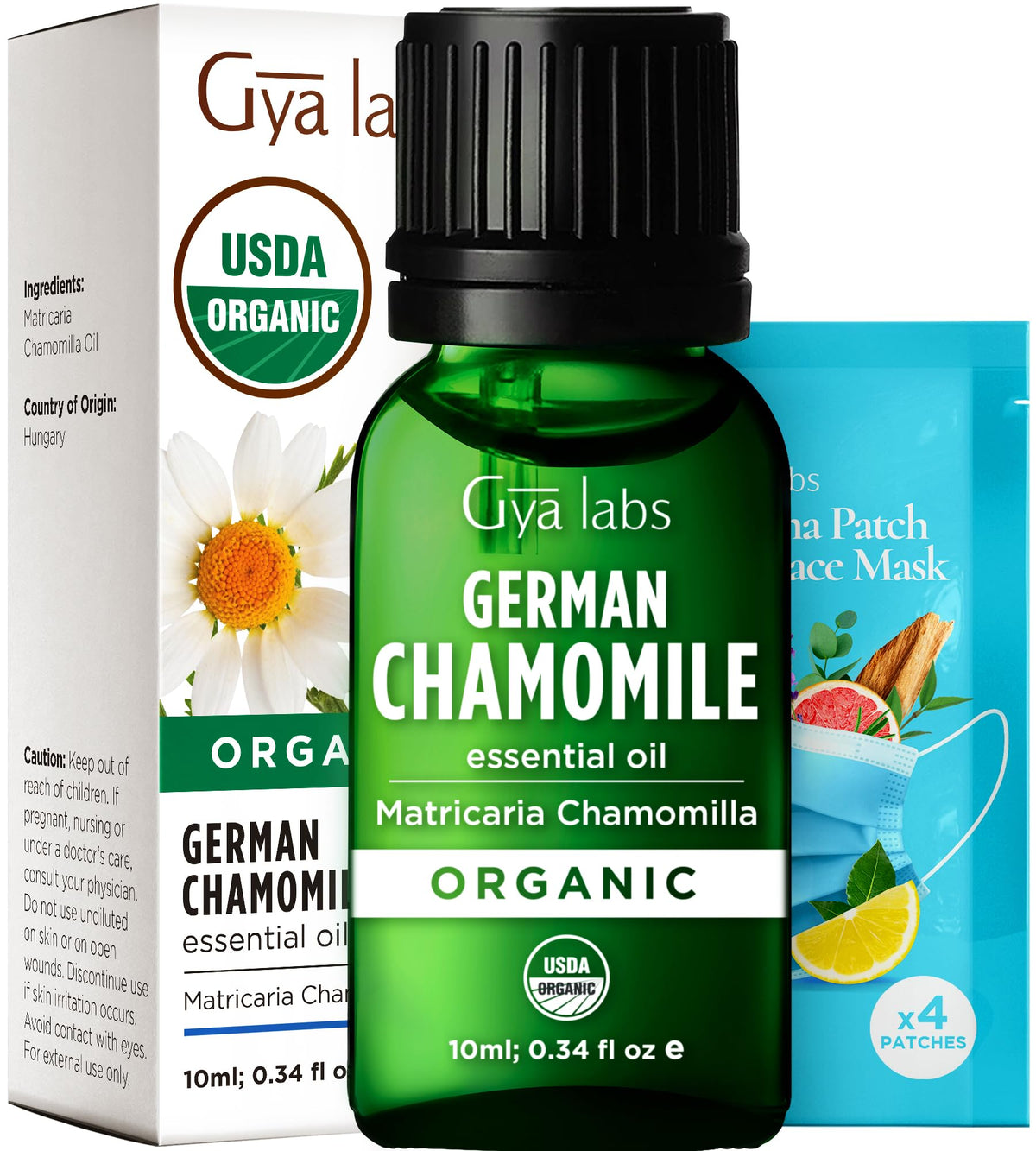 Gya Labs frasco frontal mostrando etiqueta clara y capacidad 10 ml para confianza