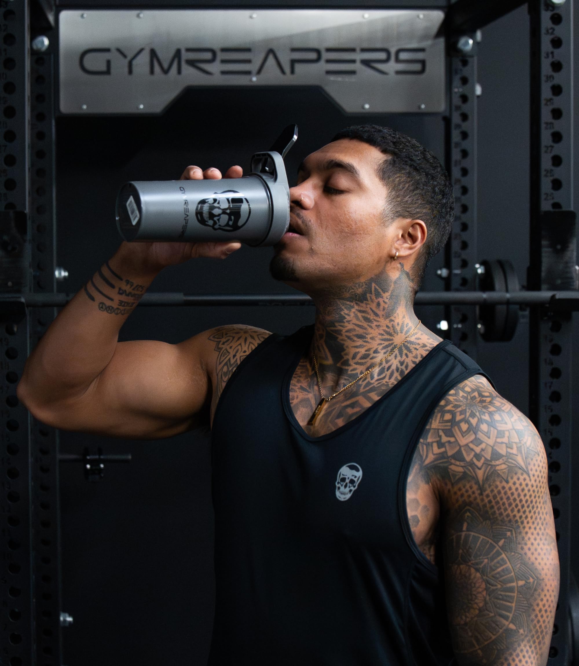 Gymreapers boca ancha para rellenar y limpiar con facilidad