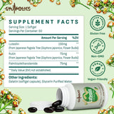 Gyumolics etiqueta de ingredientes cerca, garantiza transparencia y pureza