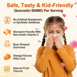 Gyumolics etiqueta de ingredientes guía visual con quercetina, bromelina y vitaminas