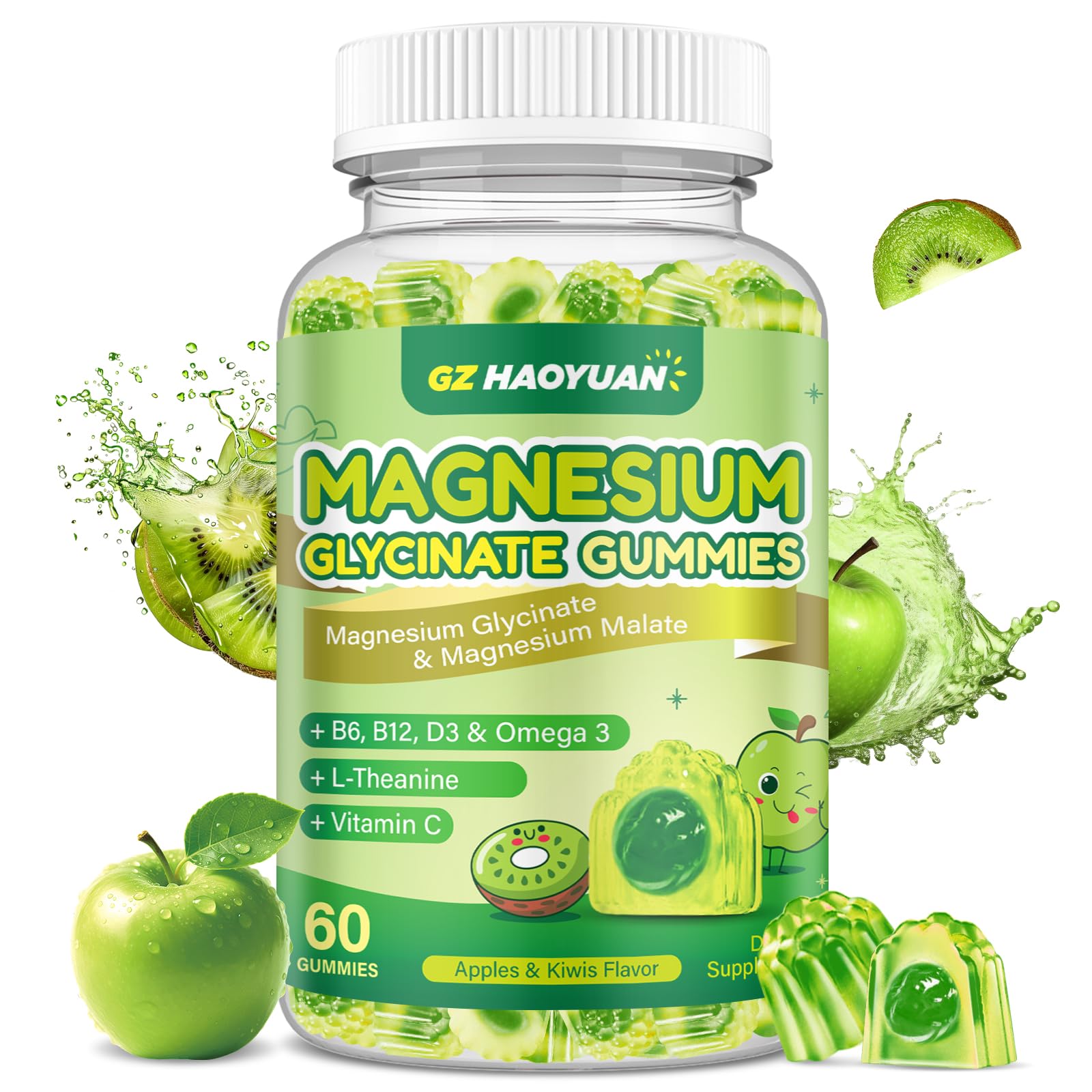 GZ HAOYUAN etiqueta nutricional y panel de ingredientes para información clara