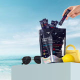 Lateral del packaging H2O Capsule con tabla nutricional clara y beneficios
