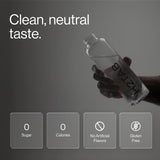 H2Tab efervescencia en vaso demostrando liberación rápida de hidrógeno