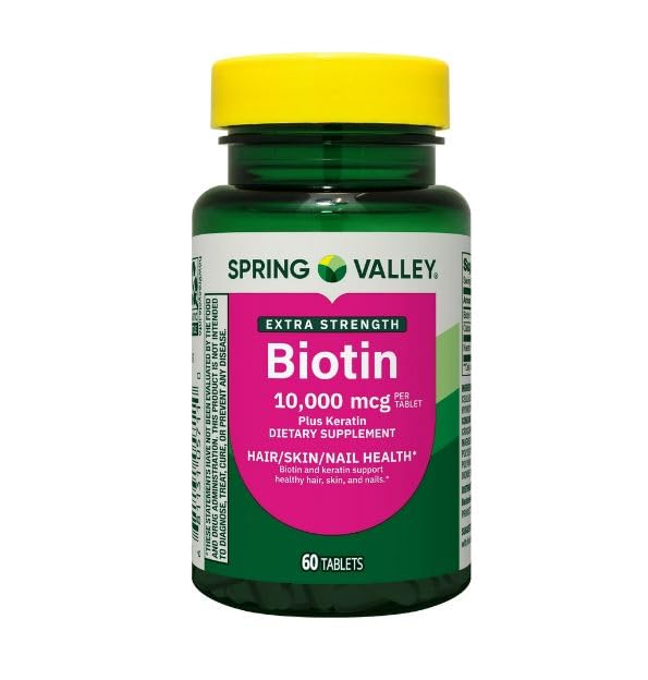 H4U envase frontal de biotina y queratina mostrando etiqueta clara y beneficios