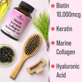Hair Thickness Maximizer cápsula en mano resaltando dosis diaria segura